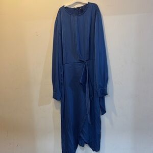 Elegant Blue Women's Dress